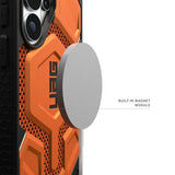 Magsafe Противоударен Калъф за Samsung S26 Ultra, UAG Monarch Pro Kevlar Case Burnt Orange, Оранжев (7)