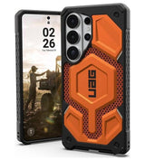 Magsafe Противоударен Калъф за Samsung S26 Ultra, UAG Monarch Pro Kevlar Case Burnt Orange, Оранжев
