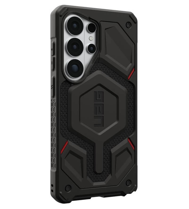 Magsafe Противоударен Калъф за Samsung S26 Ultra, UAG Monarch Pro Kevlar Case, Черен (2)