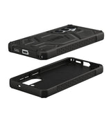 Magsafe Противоударен Калъф за Samsung S26 Plus, UAG Monarch Pro Carbon Fiber Case, Черен (6)