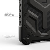 Magsafe Противоударен Калъф за Samsung S26 Plus, UAG Monarch Pro Carbon Fiber Case, Черен (11)