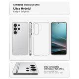 Противоударен Калъф за Samsung S26 Ultra, Spigen Ultra Hybrid Case, Прозрачен (6)