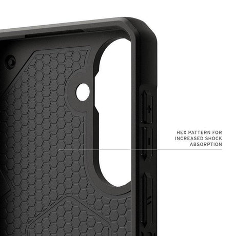 Magsafe Противоударен Калъф за Samsung S26, UAG Monarch Pro Carbon Fiber Case, Черен (10)