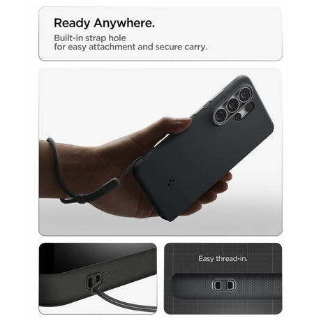 Magsafe Калъф за Samsung S26 Ultra, Spigen Nano Pop Case, Черен (13)