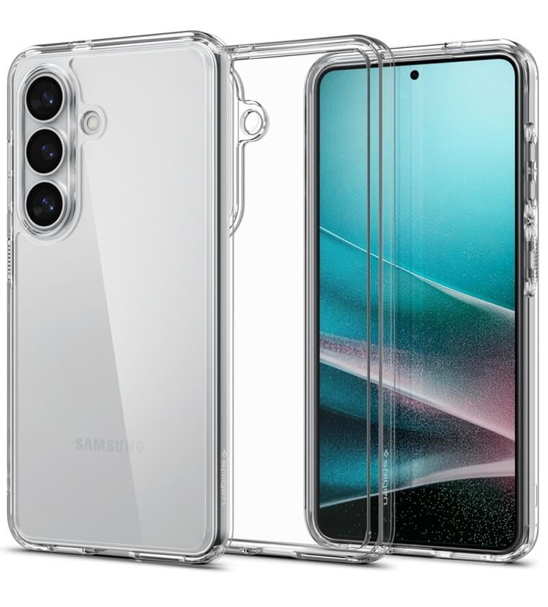 Противоударен Калъф за Samsung S26, Spigen Ultra Hybrid Case, Прозрачен (2)