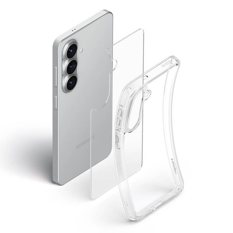 Противоударен Калъф за Samsung S26, Spigen Ultra Hybrid Case, Прозрачен (4)