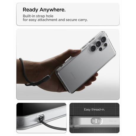Противоударен Калъф за Samsung S26 Ultra, Spigen Ultra Hybrid Case, Прозрачен (11)