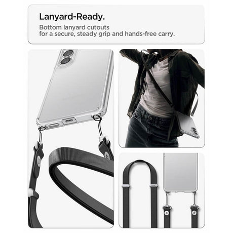 Противоударен Калъф за Samsung S26, Spigen Ultra Hybrid Case, Прозрачен (11)