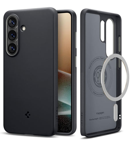 Magsafe Калъф за Samsung S26 Ultra, Spigen Nano Pop Case, Черен (3)