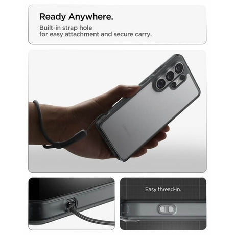 Противоударен Калъф за Samsung S26 Ultra, Spigen Ultra Hybrid Space Case, Черен (11)