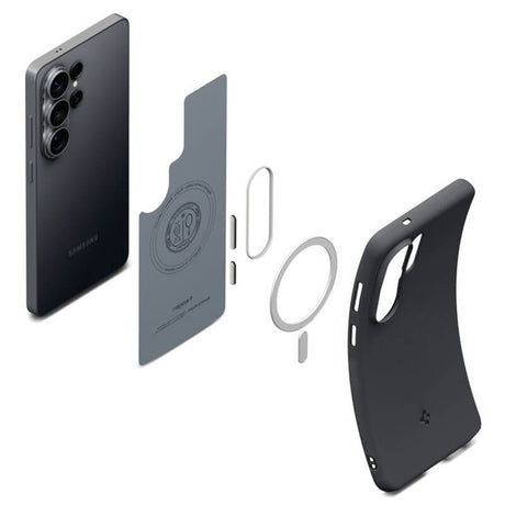 Magsafe Калъф за Samsung S26 Ultra, Spigen Nano Pop Case, Черен (6)