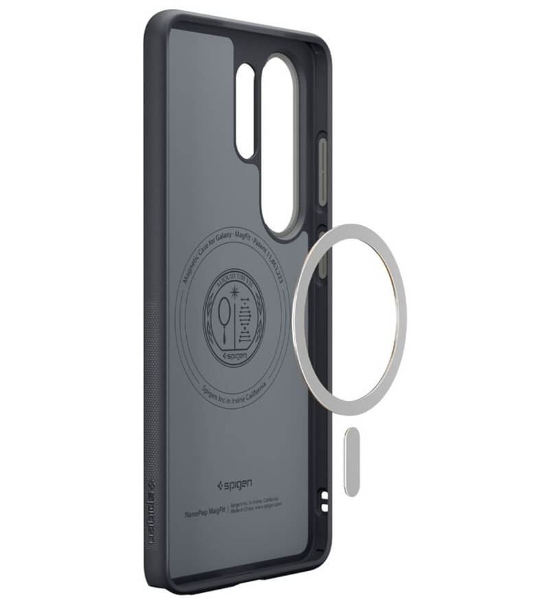 Magsafe Калъф за Samsung S26 Ultra, Spigen Nano Pop Case, Черен (5)