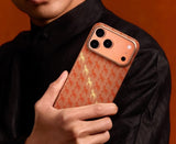 Magsafe Калъф за iPhone 17 Pro, Pitaka Edge Happiness Rides Case Amber, Оранжев (6)