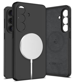 Magsafe Калъф за Samsung S26, Tech-Protect Silicone Case, Черен