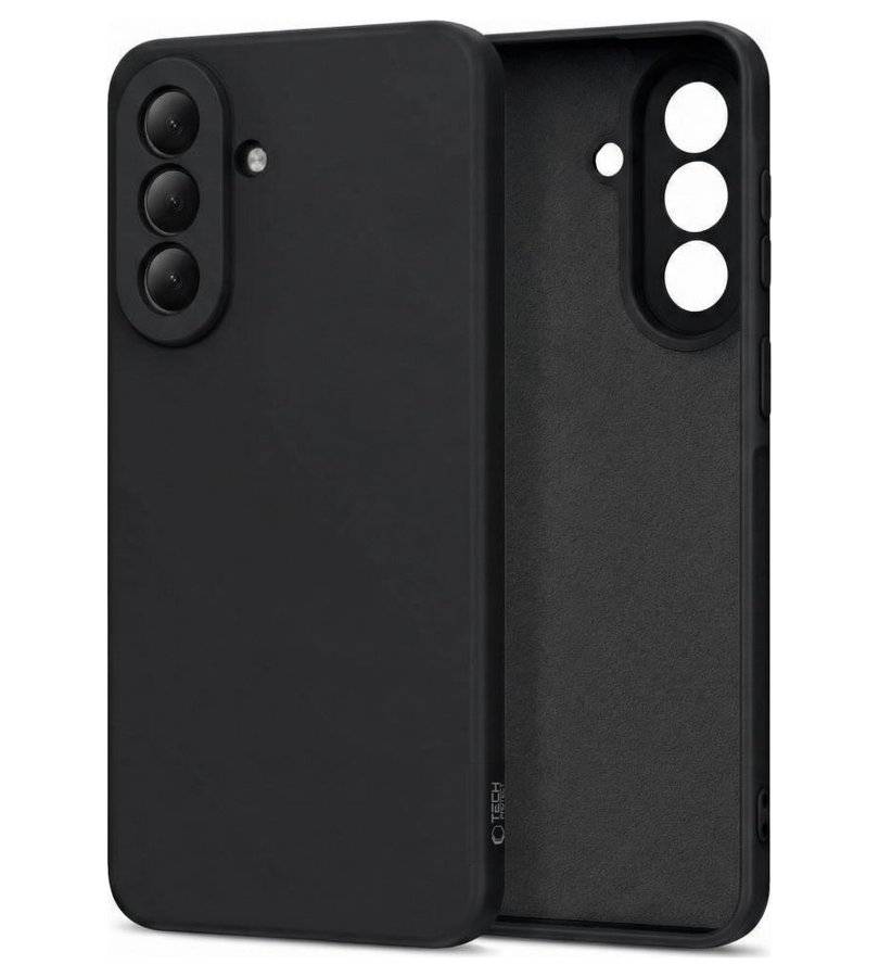 Силиконов Калъф за Samsung A57, Tech-Protect Icon Soft Case, Черен (2)