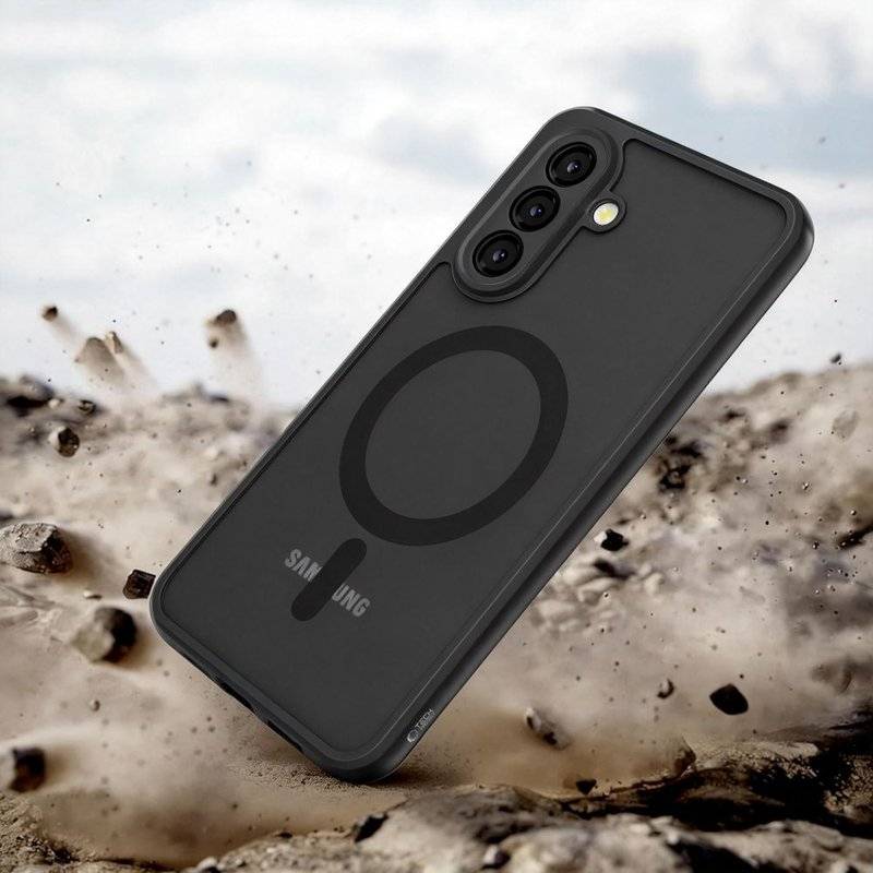 Magsafe Калъф за Samsung A57, Tech-Protect MagMat Case, Черен (7)