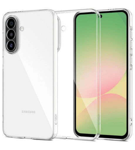 Силиконов Калъф за Samsung A37, Tech-Protect FlexAir Clear Case, Прозрачен