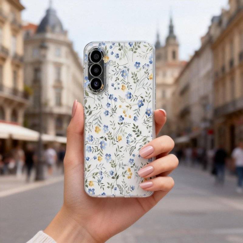 Калъф за Samsung A37, Tech-Protect FlexAir Spring Flowers Case, Цветен (4)