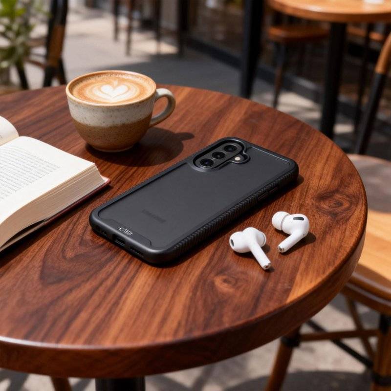 Цялостен Калъф за Samsung A37, Tech-Protect Defense 360 Case, Черен (3)