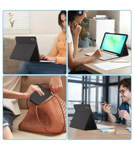 Калъф с Клавиатура за Samsung Tab A11 / A9 8.7", Tech-Protect SC Pen Keyboard Case, Черен (8)