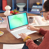 Калъф с Клавиатура за Samsung Tab A11 / A9 8.7", Tech-Protect SC Pen Keyboard Case, Розов (6)