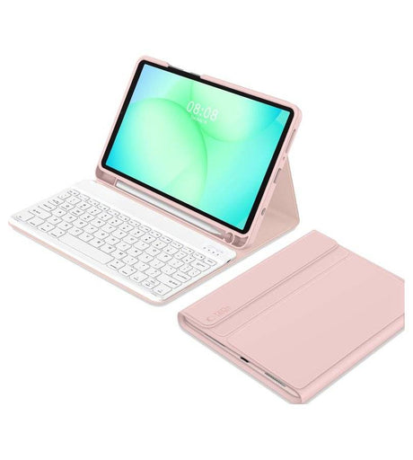 Калъф с Клавиатура за Samsung Tab A11 / A9 8.7", Tech-Protect SC Pen Keyboard Case, Розов (2)