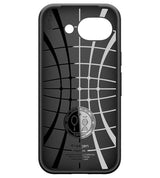 Противоударен Калъф за Google Pixel 10A, Spigen Liquid Air Matte Black Case, Черен (3)