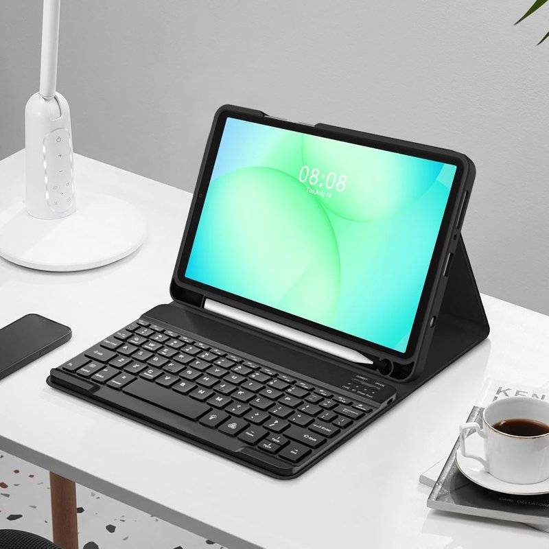 Калъф с Клавиатура за Samsung Tab A11 / A9 8.7", Tech-Protect SC Pen Keyboard Case, Черен (3)