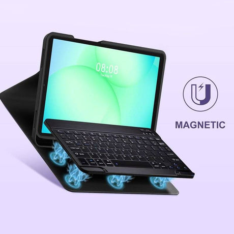 Калъф с Клавиатура за Samsung Tab A11 / A9 8.7", Tech-Protect SC Pen Keyboard Case, Черен (5)