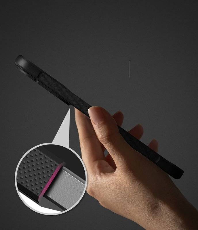 Противоударен Силиконов Калъф за Samsung A57, Ringke Onyx Case, Черен (6)