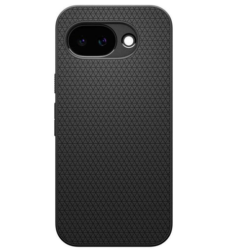 Противоударен Калъф за Google Pixel 10A, Spigen Liquid Air Matte Black Case, Черен (2)