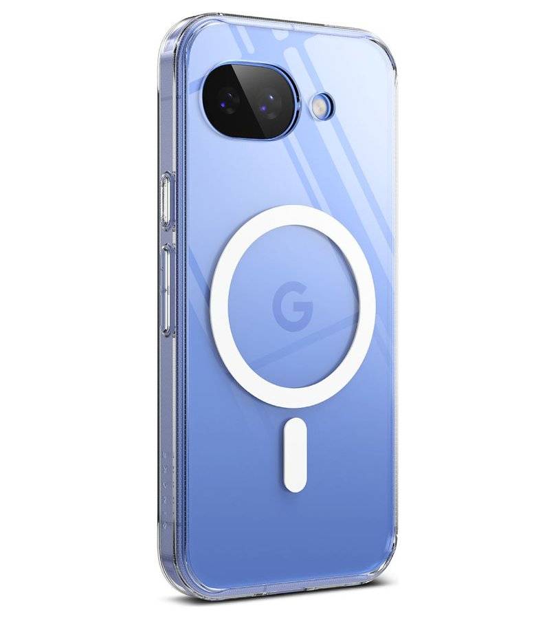 Magsafe Калъф за Google Pixel 10A, Ringke Fusion Magnetic Case, Прозрачен (4)