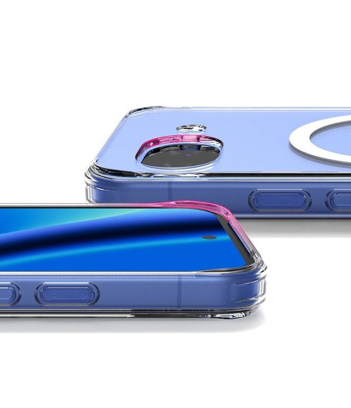 Magsafe Калъф за Google Pixel 10A, Ringke Fusion Magnetic Case, Прозрачен (6)