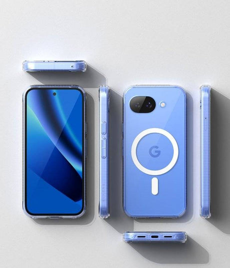 Magsafe Калъф за Google Pixel 10A, Ringke Fusion Magnetic Case, Прозрачен (8)
