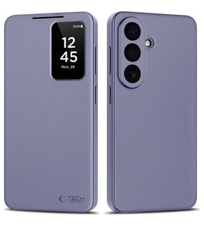Активен Калъф за Samsung S26 Plus, Tech-Protect Smart Wallet Book Case, Лилав