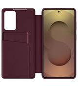 Активен Калъф за Samsung S26 Plus, Tech-Protect Smart Wallet Book Case, Бордо (2)