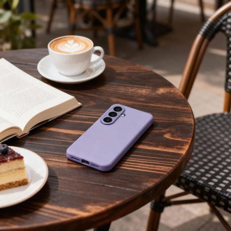 Активен Калъф за Samsung S26, Tech-Protect Smart Wallet Book Case, Лилав (5)