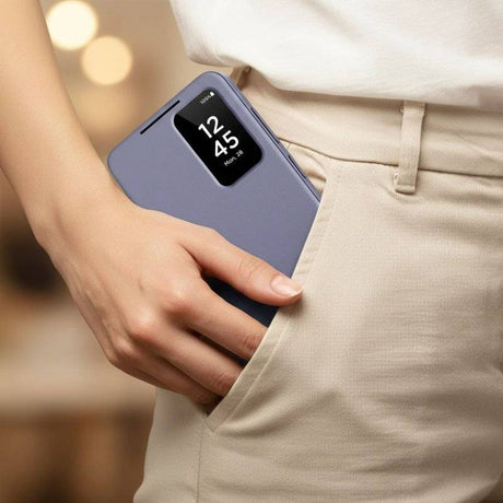 Активен Калъф за Samsung S26, Tech-Protect Smart Wallet Book Case, Лилав (6)