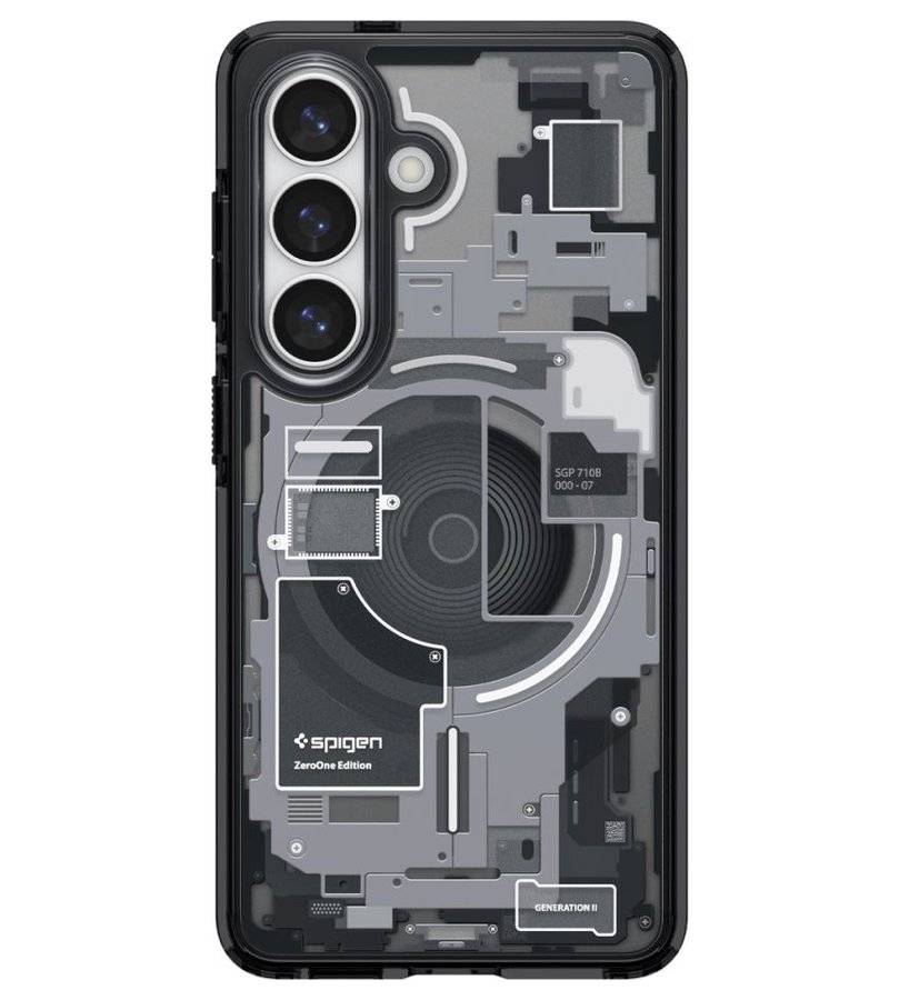 Magsafe Калъф за Samsung S26 Plus, Spigen Zero One Ultra Hybrid Case, Черен (3)