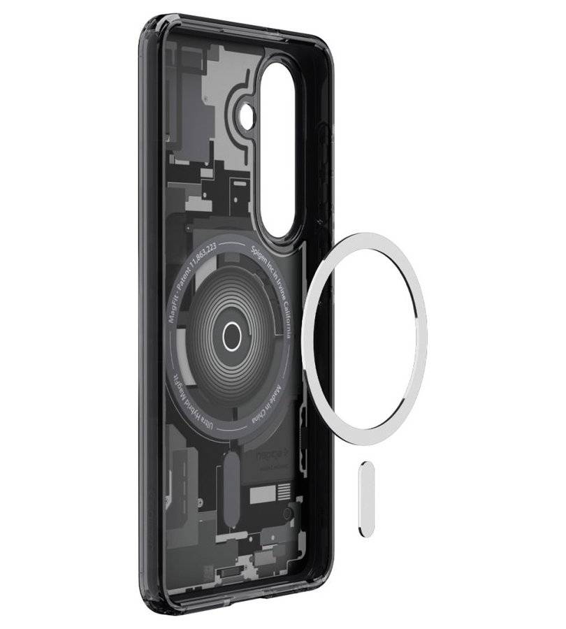 Magsafe Калъф за Samsung S26 Plus, Spigen Zero One Ultra Hybrid Case, Черен (5)