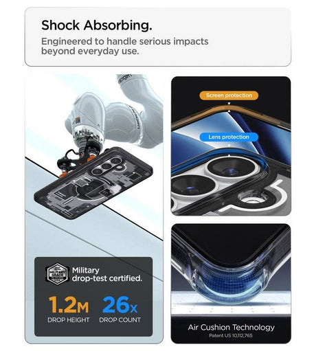 Magsafe Калъф за Samsung S26 Plus, Spigen Zero One Ultra Hybrid Case, Черен (12)