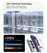 Magsafe Калъф за Samsung S26 Plus, Spigen Ultra Hybrid Case, Лилав (8)