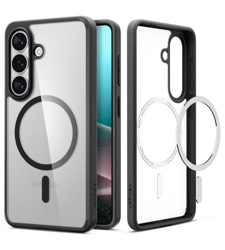 Magsafe Калъф за Samsung S26 Plus, Spigen Ultra Hybrid Case, Черен (2)
