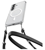Magsafe Калъф за Samsung S26 Plus, Spigen Ultra Hybrid White Case, Прозрачен (6)