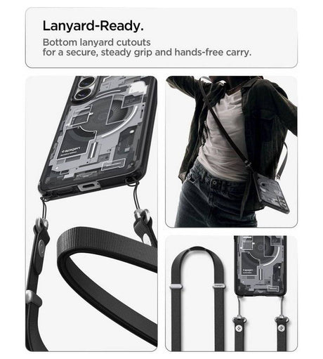 Magsafe Калъф за Samsung S26, Spigen Zero One Ultra Hybrid Case, Черен (13)