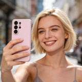 Magsafe Калъф за Samsung S26 Ultra, Tech-Protect Silicone Case, Розов (5)