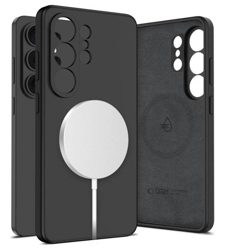 Magsafe Калъф за Samsung S26 Ultra, Tech-Protect Silicone Case, Черен