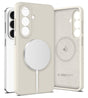 Magsafe Калъф за Samsung S26, Tech-Protect Silicone Case, Бежов