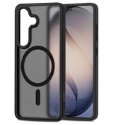 Magsafe Калъф за Samsung S26 Plus, Tech-Protect MagMat Case, Черен (2)