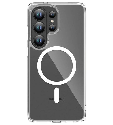 Magsafe Калъф за Samsung S26 Ultra, Tech-Protect Hybrid FlexAir Clear Case, Прозрачен (3)